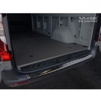 Protector negro acero paragolpes trasero Mercedes Sprinter III 2018- &#039;Ribs&#039;