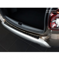 Protector negro acero paragolpes trasero Dacia Duster II 2018- &#039;Ribs&#039;