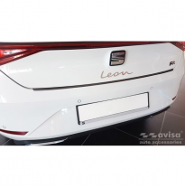 Protector De Parachoques Trasero En Acero Inoxidable Negro Valido Para Seat Leon Iv Hb 5 Puertas 2020-