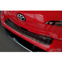 Protector de parachoques trasero de acero inoxidable negro adecuado para Toyota Corolla XII HB 2019- (incl. GR-Sport) &#039;Ribs&#039;
