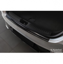 Protector de parachoques trasero de acero inoxidable negro apto para Mercedes GLC II Coupé (C254) 2023-