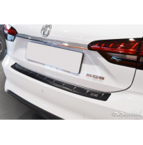 Protector de parachoques trasero de acero inoxidable negro apto para MG 5 SW (EV) 2022- &#039;British Flag&#039;