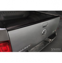 Protector de portón trasero adecuado para Volkswagen Amarok 2010- 2016 y FL 2016- Carbono