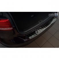 Protector de paragolpes acero inox Negro Volkswagen Passat 3G Variant 2014- incl. Alltrack &#039;Ribs&#039;