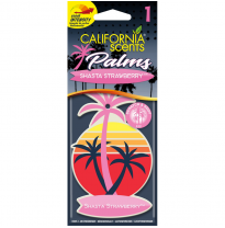 Ambientador California Scents Palm Tree - Shasta Strawberry - 1 Pieza