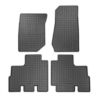 Juego De Alfombrillas De Goma Para Coche Apto Para Jeep Wrangler Iii (Jk) 2007-2018 (4 Piezas + Sistema De Fijación)