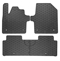 Juego De Alfombrillas De Goma Aptas Para Kia Ev6 2021- (3 Piezas + Sistema De Fijación)