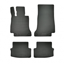 Alfombrillas De Goma Validas Para Mercedes C-Class W205 Coupe/Cabrio 2015- (4-Piezas + Fixing System)