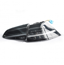 Juego de luces traseras LED adecuadas para Volkswagen Golf VII 2012-2017 y Facelift (7.5) 2017- excl. Variante - Negro - incl. L