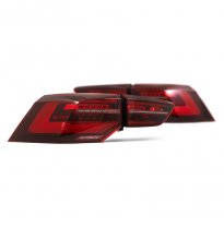 Juego de luces traseras LED adecuadas para Volkswagen Golf VIII 2020- excl. Variante - Rojo/Humo - incl. Luz de marcha dinámica