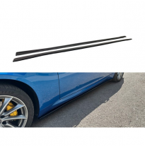 Conjunto faldones laterales apto para Alfa Romeo Giulia 2015- (ABS negro brillante)