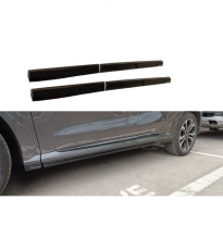 Juego de difusores laterales adecuados para Ford Puma ST-Line 2019- (ABS Glossy black)