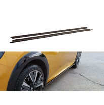 Conjunto faldones laterales V.2 apto para Peugeot 208 II 2019- (ABS)