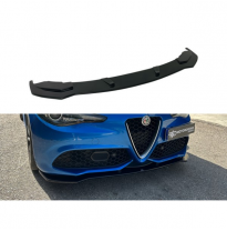 Spoiler delantero apto para Alfa Romeo Giulia Veloce 2015- (ABS negro brillante)