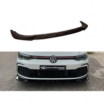 Spoiler delantero apto para Volkswagen Golf VIII (CD1) GTI/ R-Line 2020- (ABS Gloss Black)