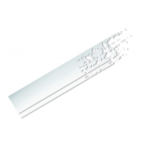 Foliatec Cardesign Sticker - Stripes - Blanco Mate - Largo 150cm X Ancho 22cm