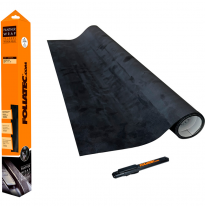 Lámina protectora para cabina Foliatec Panther Wrap (efecto Alcantara) - Negra - 75 x 140 cm