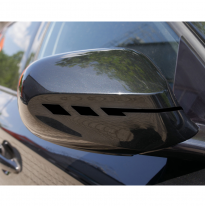 Foliatec Pin-Striping Diseño De Tapa De Espejo Negro - Ancho = 1,3cm: 2x 35,5cm