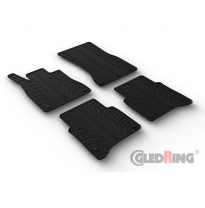 Juego De Alfombrillas Goma Valido Para Mercedes Clase S V223 Lwb 9/2020- (Perfil T 4 Piezas + Clips De Montaje)