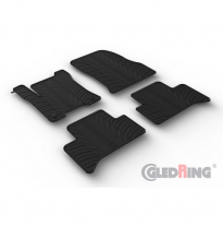 Juego De Alfombrillas De Goma Para Mercedes Eqa (H243) 2021- (Perfil T 4 Piezas + Clips De Montaje)