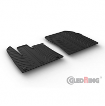 Alfombrillas De Goma  Citroën Berlingo / Opel Combo E / Peugeot Partner Cargo 12/2018- (Perfil T 2 Piezas + Clips De Montaje)