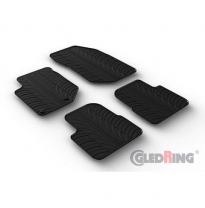 Juego De Alfombrillas Goma Valido Para Citroen C4 Iii 5 Puertas 2020- Excl. E-C4 (Perfil En T De 4 Piezas + Clips De Montaje)