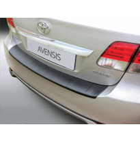 Protector Para El Paragolpes Trasero Abs  Toyota Avensis 4 Puertas 2012-2015 &#039;Ribbed&#039;  Color Negro