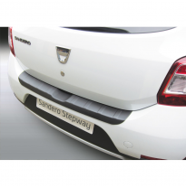Protector Para El Paragolpes Trasero Abs  Dacia Sandero Stepway 12/2012- &#039;Ribbed&#039;  Color Negro