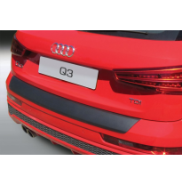 Protector Paragolpes Trasero Abs Audi Q3 &amp; Rsq3 10/2011- Negro
