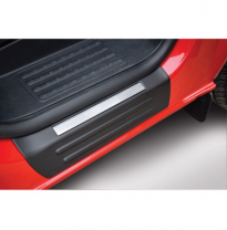 Protectores De Umbral Rgm Valido Para Volkswagen Transporter T5 / T6 / T6.1 - Con Inserciones De Acero Inoxidable - Juego De 2 P