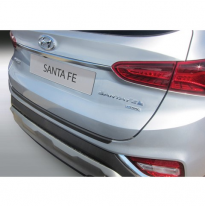 Protector De Paragolpes Trasero Rgm Abs Hyundai Santa Fé 7-Persons 2018- Color Negro