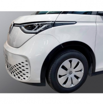 RGM Set Extensiones de paso de rueda apto para Volkswagen ID.Buzz 2022- Distancia entre ejes corta - Negro brillante (sin Park A