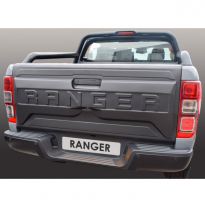 Cubierta de portón trasero ABS adecuada para Ford Ranger 2015-2022 - Negro