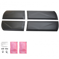 Revestimiento de carrocería Oneway compatible con Nissan Navara D40 2005-2010 - Negro mate Oneway