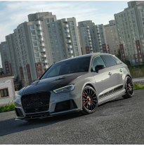 Kit de carrocería completo Oneway compatible con Audi RS3 8V Sportback Facelift 2017-2020 - Negro brillante Oneway