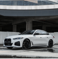 Kit de carrocería completo Oneway compatible con BMW Serie 4 G26 M-Pack/M440i 2021- (con salidas de escape dobles redondas u ova