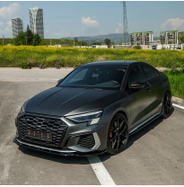 Kit de carrocería completo Oneway compatible con Audi A3 8Y Sedán S3/S-Line 2020-2024 - Negro brillante Oneway