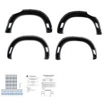 Juego de protectores de guardabarros Oneway para Mercedes Clase X W470 2017- - Negro brillante