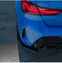 Difusores laterales traseros unidireccionales para BMW Serie 1 F40 M-Pack/M135i 2019- - Negro Brillante