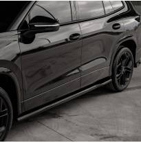 Faldones laterales Oneway Set compatibles con Volkswagen Tayron (R41) 2024- - Negro brillante Oneway