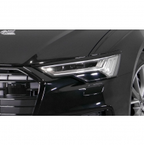 Pestañas de faros adecuados para Audi A6 (C8) Sedan/Avant 2018- (ABS) RDX RACEDESIGN