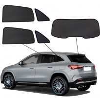 Juego de cortinillas Sunclip apto para Mercedes GLA (H247) 2020- y EQA (H243) 2021-
