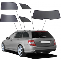 Juego de cortinillas Sunclip apto para Mercedes Clase C W204 Kombi 2007-2014
