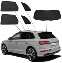Juego de cortinillas Sunclip, valido para Audi Q5 (año fiscal) 2017-2025 (excepto Sportback)
