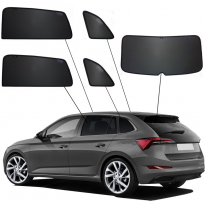 Juego de cortinillas Sunclip apto para Skoda Scala (NW) 2019-