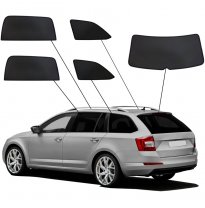 Juego de cortinillas Sunclip apto para Skoda Octavia III (5E) Kombi 2013-2017 y Facelift 2017-2020