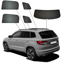 Juego de cortinillas Sunclip adecuado para Skoda Karoq (NU) 2017-