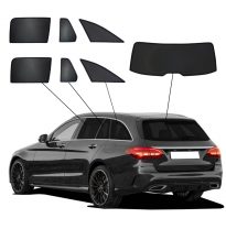 Juego de cortinillas Sunclip valido para Mercedes Clase C W205 Kombi 2014-2021