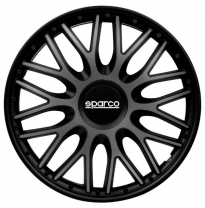 Juego Tapacubos Deportivos Sparco Roma 13-Inch Grey/Black