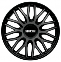 Juego Tapacubos Deportivos Sparco Roma 14-Inch Grey/Black